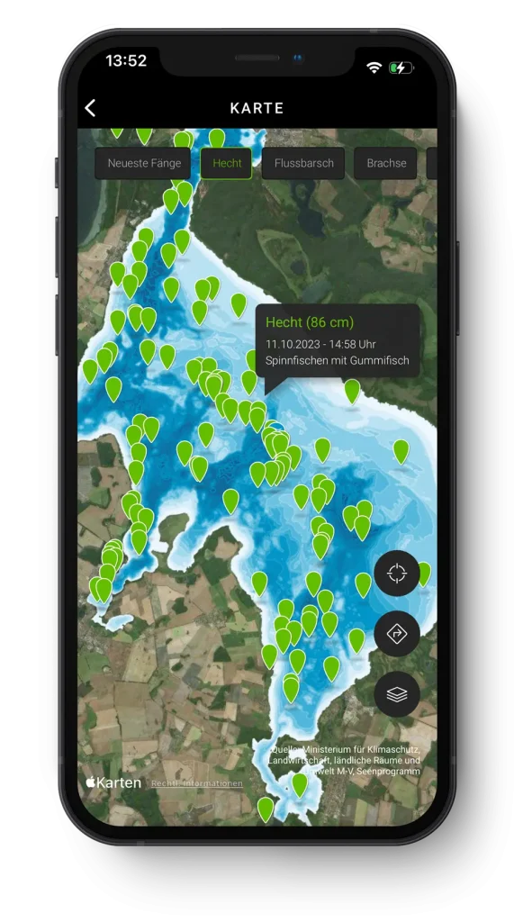 Tiefenkarten und Hotspots